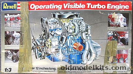 Revell 1/3 Ford Operating Visible Turbo Engine with Optional Race Parts, 8879 plastic model kit